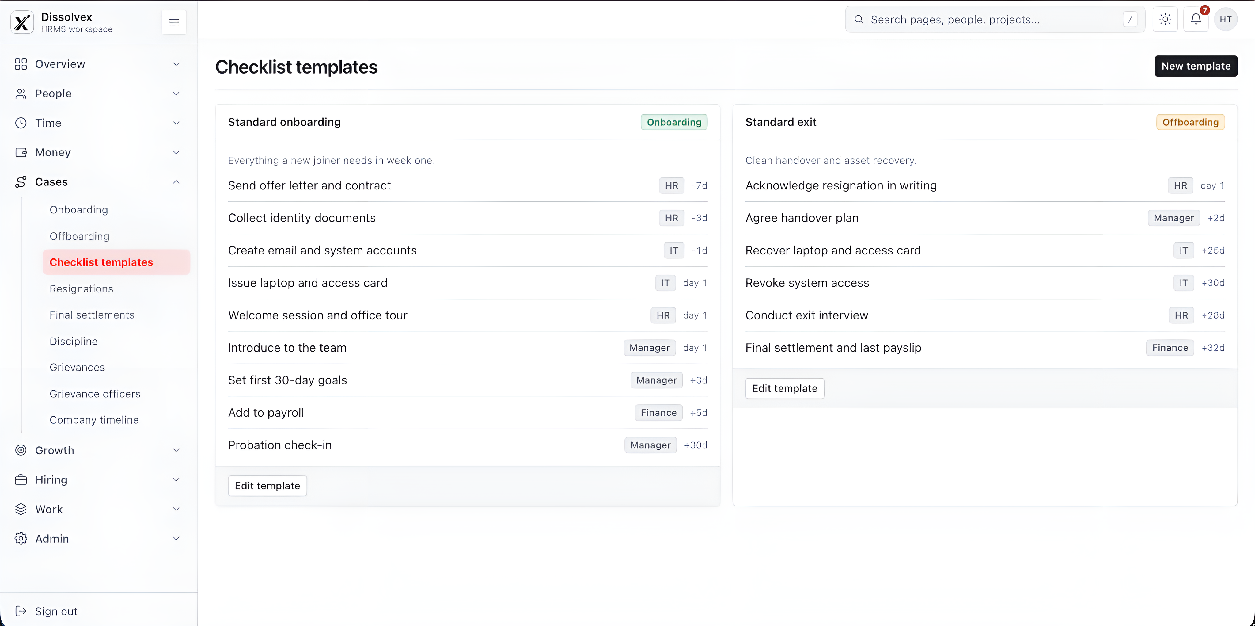 Pre-onboarding Document Verification and Joining Workflows — dissolveX HRMS